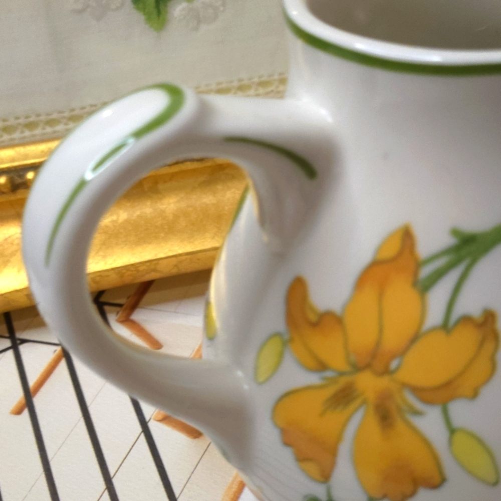 Floral Teapot and Creamer Set - Picture 5 of 16